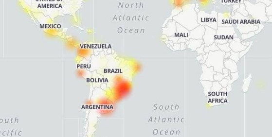 Por varias horas, fallaron WhatsApp, Instagram y Facebook en gran parte del mundo