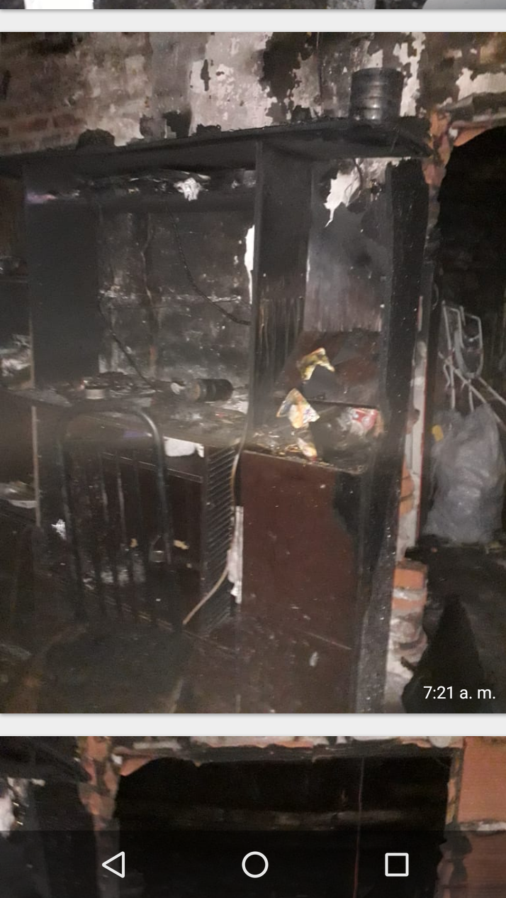 Se incendió una casa y solicitan ayuda