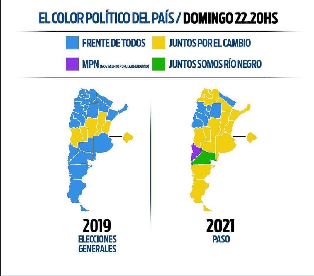 Las 18 provincias donde el peronismo perdió las PASO 2021 | Junín 24 - Noticias de Junín