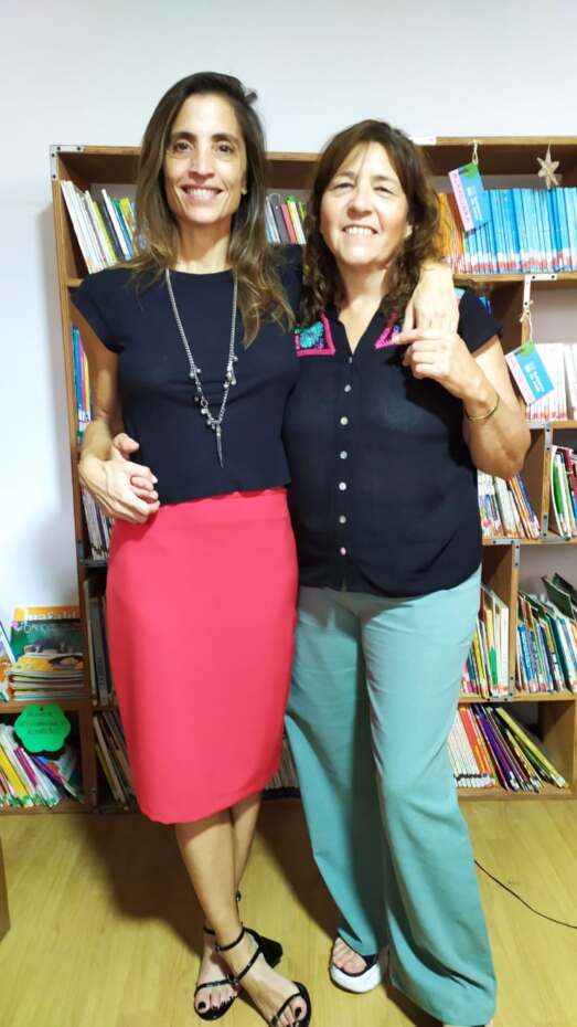 Elsa con Agustina De Miguel, Secretaria General del Municipio de Junín